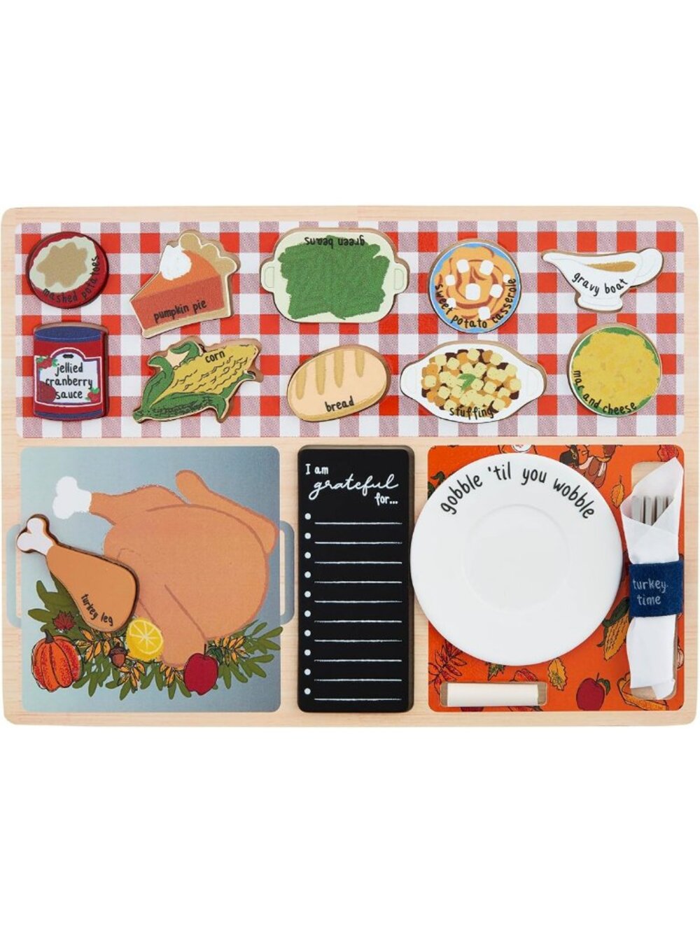 Kids Thanksgiving Turkey Time Puzzle - Fun 9x11.75 Inch Holiday Activity